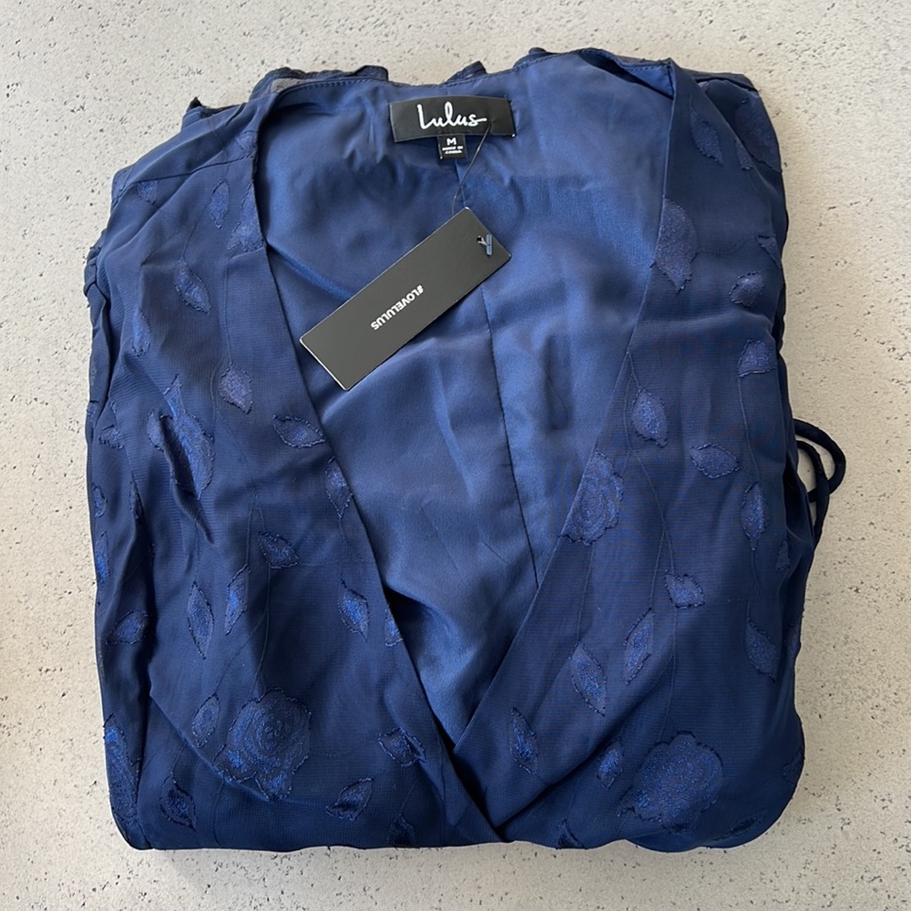 Blue wrap dress — BNWT - Picture 5 of 6